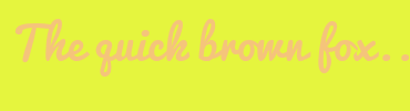Image with Font Color F5C47B and Background Color E5F53E